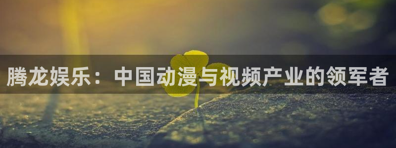 杏悦体育凯捷代理注册：腾龙娱乐：中国动漫与视频产业的领军者