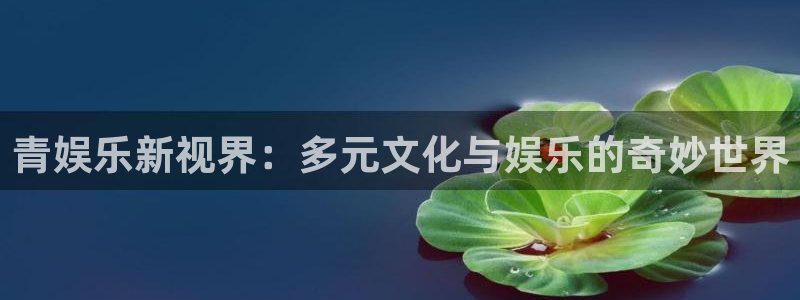 杏悦2登录入口：青娱乐新视界：多元文化与娱乐的奇妙世界